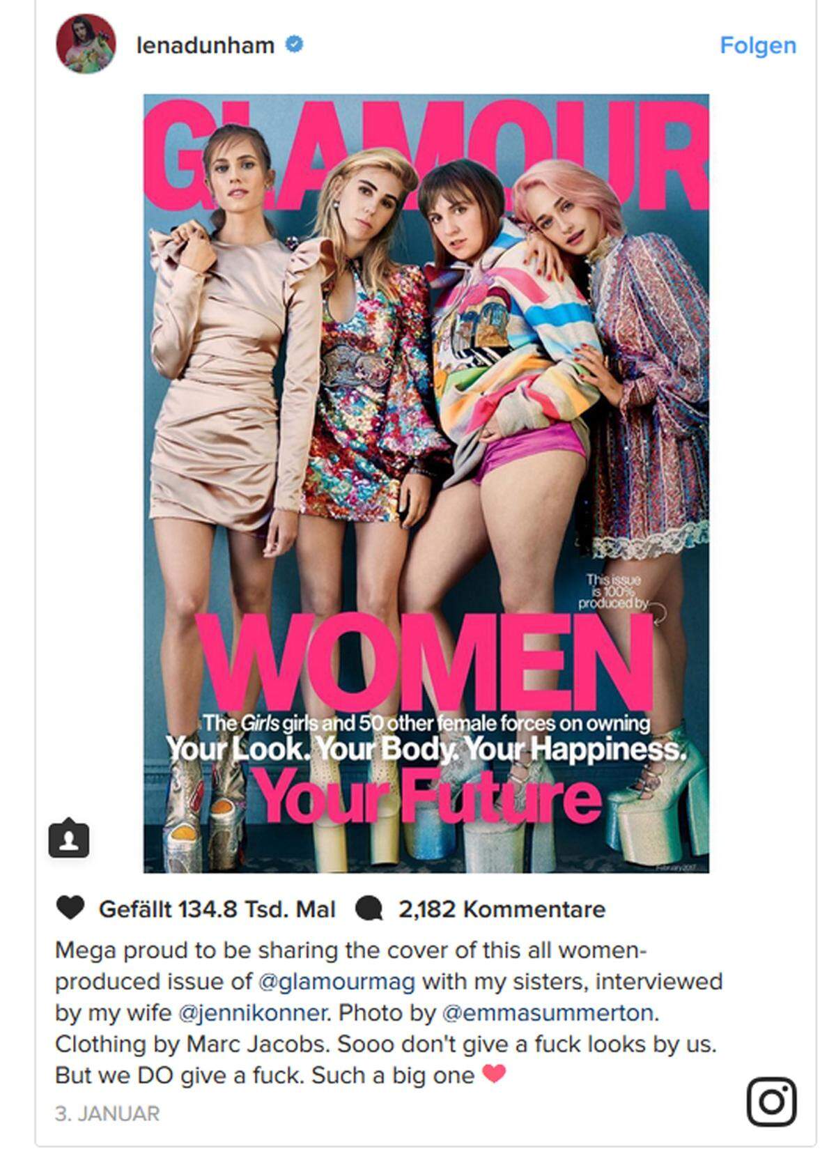 Plakativer Feminismus hat den Mainstream nicht zuletzt durch prominente Verfechterinnen, wie etwa "Girls"-Darstellerin Lena Dunham oder Emma Watson erreicht.
