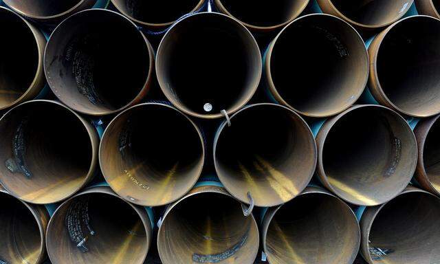 Symbolbild: Rohre für die Keystone-Pipeline 