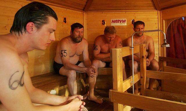 Archivbild einer Sauna-Weltmeisterschaft