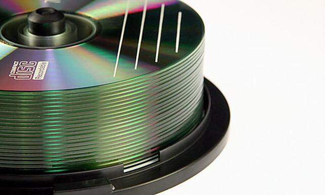 CD-ROM Stapel 