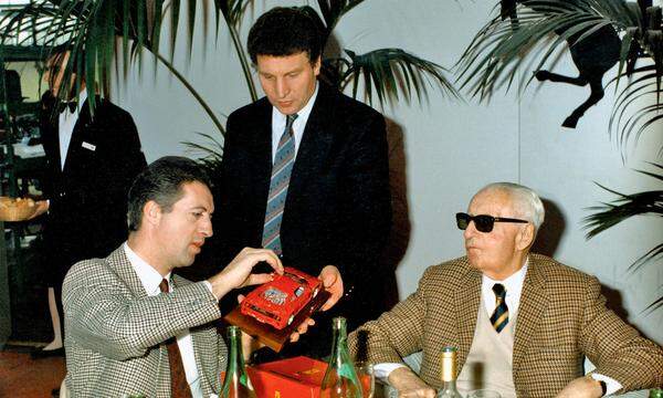 Ferraris Sohn Piero Lardi wurde zeitlebens des Vaters (und auch danach) nur in Details um seine Meinung gebeten.