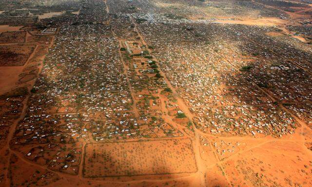 Ein Camp als Großstadt: Blick auf Dadaab nahe der kenianisch- somalischen Grenze.