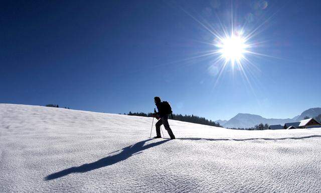 THEMENBILD-PAKET: WINTER:  SKITOUREN/SKI/SCHNEESCHUHE