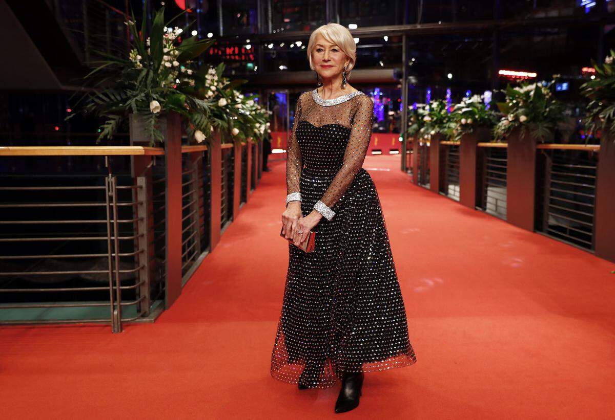 Auch Helen Mirren beglückte die Berlinale mit ihrer Anwesenheit. Sie erhielt den Goldenen Ehrenbären für ihr Lebenswerk.