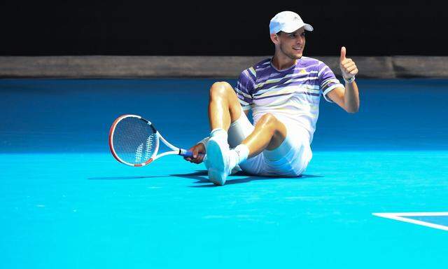 Dominic Thiem ist erstmals ins Viertelfinale der Australian Open gestürmt. 