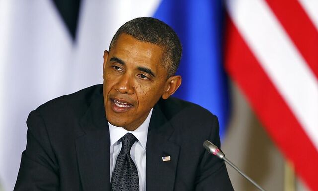U.S. President Obama addresses during a meeting with Central and Eastern European Leaders at the Presidential Palace in Warsaw