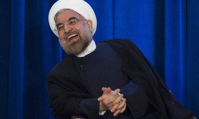 Der iranische Präsident Hassan Rohani will den Atomstreit mit den USA konstruktiv zu Ende führen.