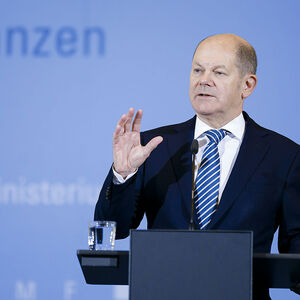 Pressekonferenz zur Steuerschaetzung im BMF mit Bundesfinanzminister Olaf Scholz, SPD. Berlin, 30.10.2019. Berlin Deutsc