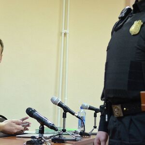 Alexej Nawalny bei einem Prozesstermin am 1. Februar.