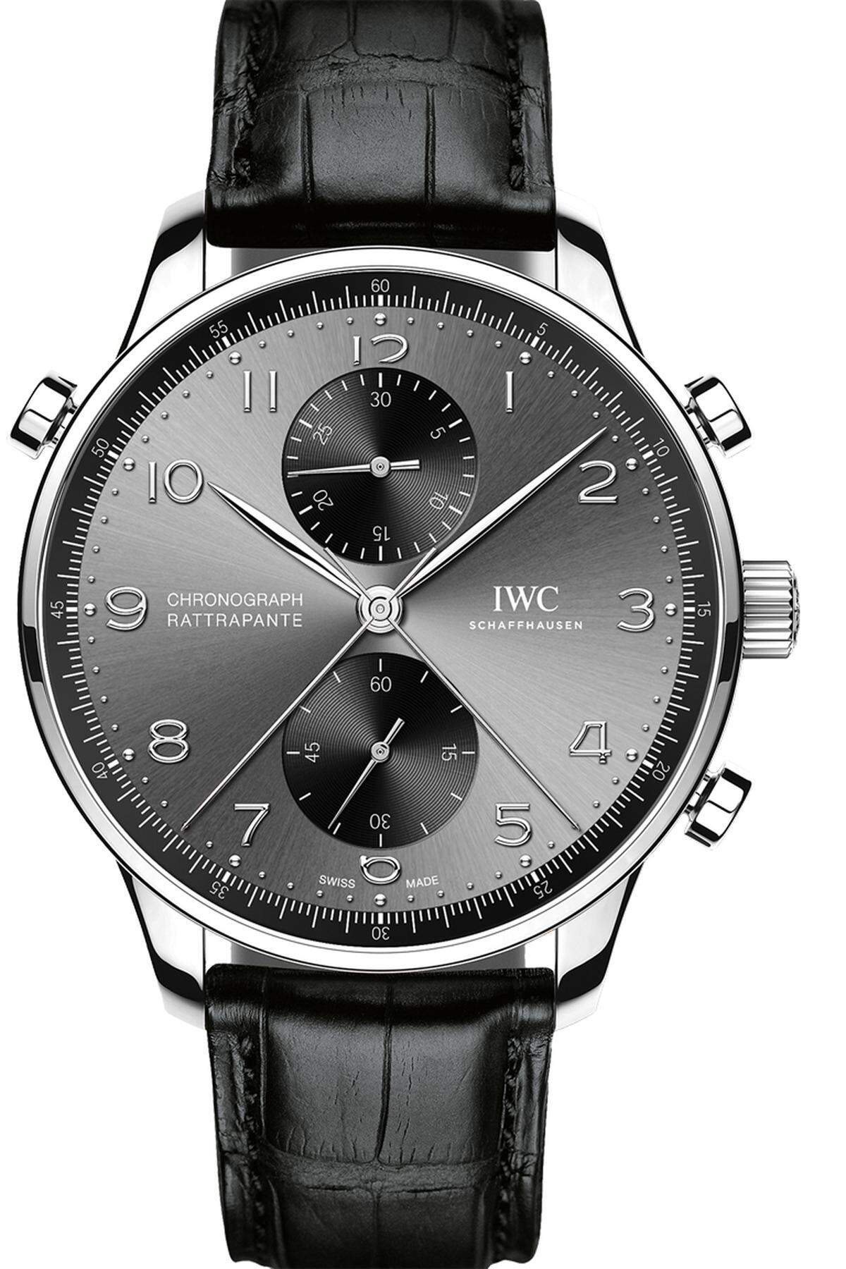 IWC Schaffhausen: „Portugieser Chronograph Rattrapante Edition“, Boutique Rue de la Paix (Ref. IW371216). 