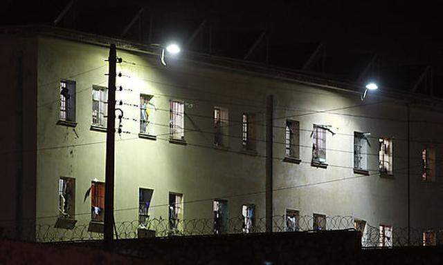 A building of Korydallos prison is seen in western Athens, Monday, Dec. 12, 2011