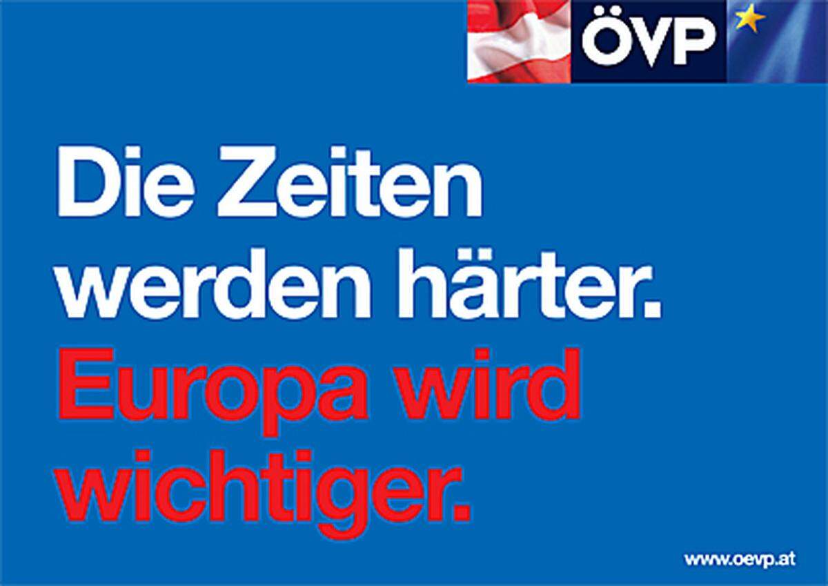 ... und auf die textlastigen Plakate der vergangenen Nationalratswahl.