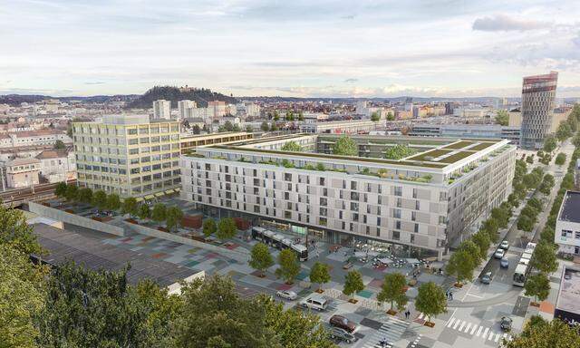 Die Durchmischung von Wohn- und Gewerbebauten ist eine der Charakteristiken der Smart City Graz.