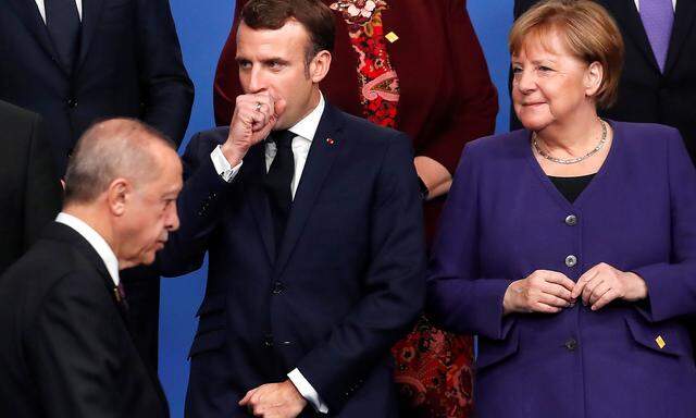 Erdogan, Macron und Merkel beim Nato-Gipfel in Watford