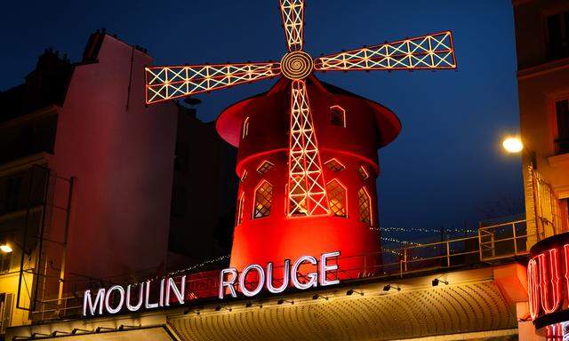 Ikonisch: Die rote Windmühle "Moulin Rouge". 