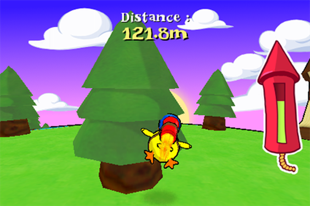 Ähnlich einem der ersten iPhone Spiele, Cube Runner, muss man bei Rocket Bird an allen möglichen Hindernissen vorbei fliegen. Wer's am Weitesten schafft hat gewonnen. KostenlosRocket Bird