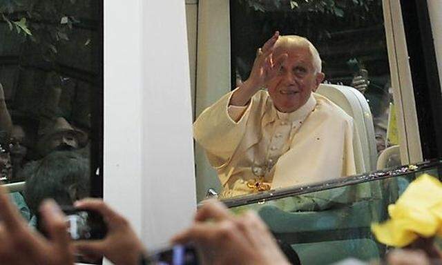 Papst Benedict XVI in Guanajuato.