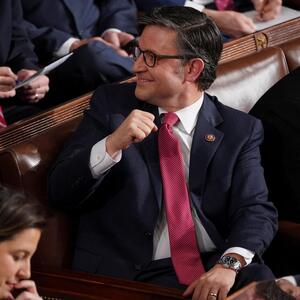 Mike Johnson war am Dienstagabend hinter verschlossenen Türen von seiner Fraktion zum neuen Kandidaten für den wichtigen Chefposten auserkoren worden.