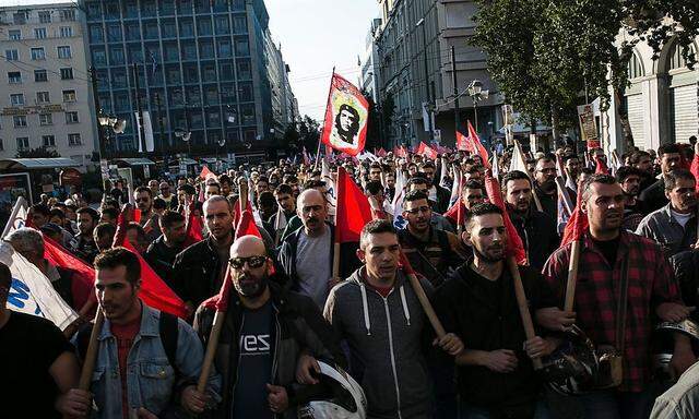 Demo am Samstag in Athen
