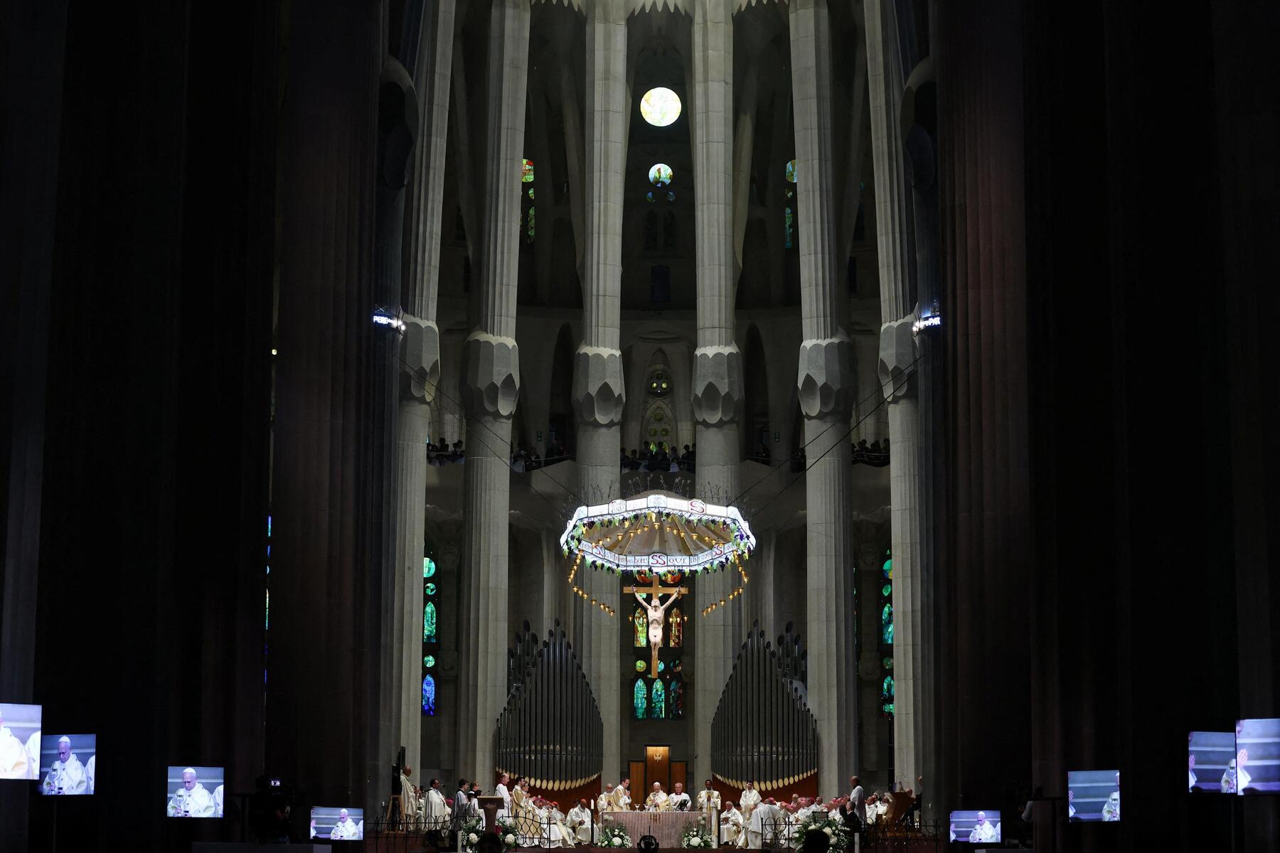 Papst feierte Messe in Sagrada Família in Barcelona