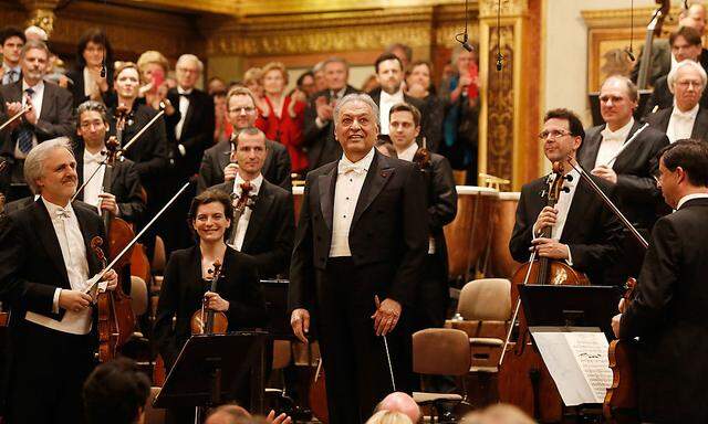 Großfamilie: Zubin Mehta feiert seinen 80. Geburstag am Pult der Wiener Philharmoniker, das Bild entstand beim Geburtstagskonzert am 29. April