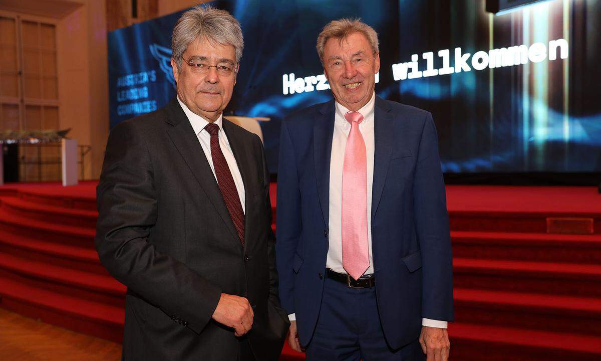 WKÖ-Vizepräsident Wolfgang Hesoun (l.) und Reiwag-Eigentümer Viktor Wagner.