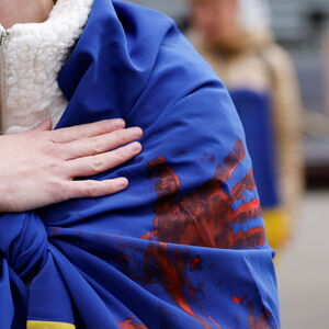Climate change activists call for Russian oil and gas embargo during protest in Brussels