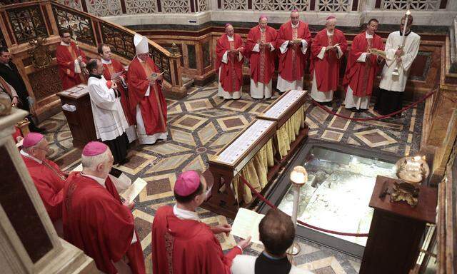 AD-LIMINA-BESUCH DER OESTERREICHISCHEN BISCHOeFE - MESSE IN DER BASILIKA SAN PAOLO FUORI LE MURA