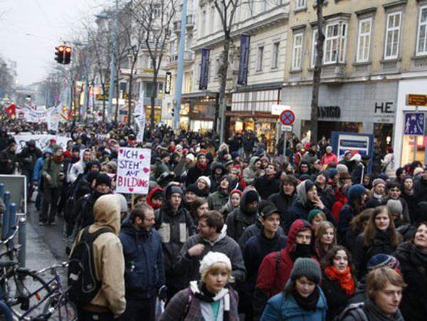 Mehr Bilder von der Demonstration ...