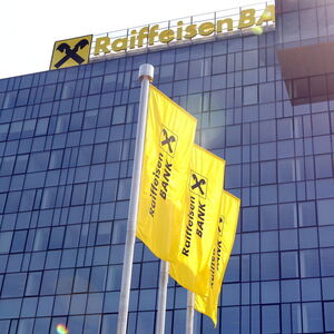 FILE BOSNIA ECONOMY RAIFFEISEN BANK