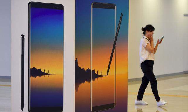 Galaxy Note 8 von Samsung ist heiß begehrt