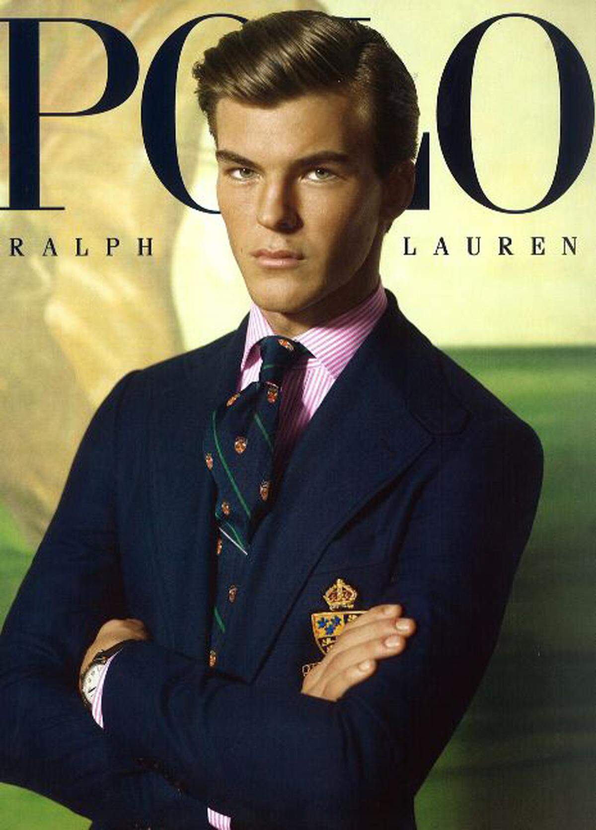 Auf in der Kampagne von Polo Ralph Lauren macht er eine gute Figur.