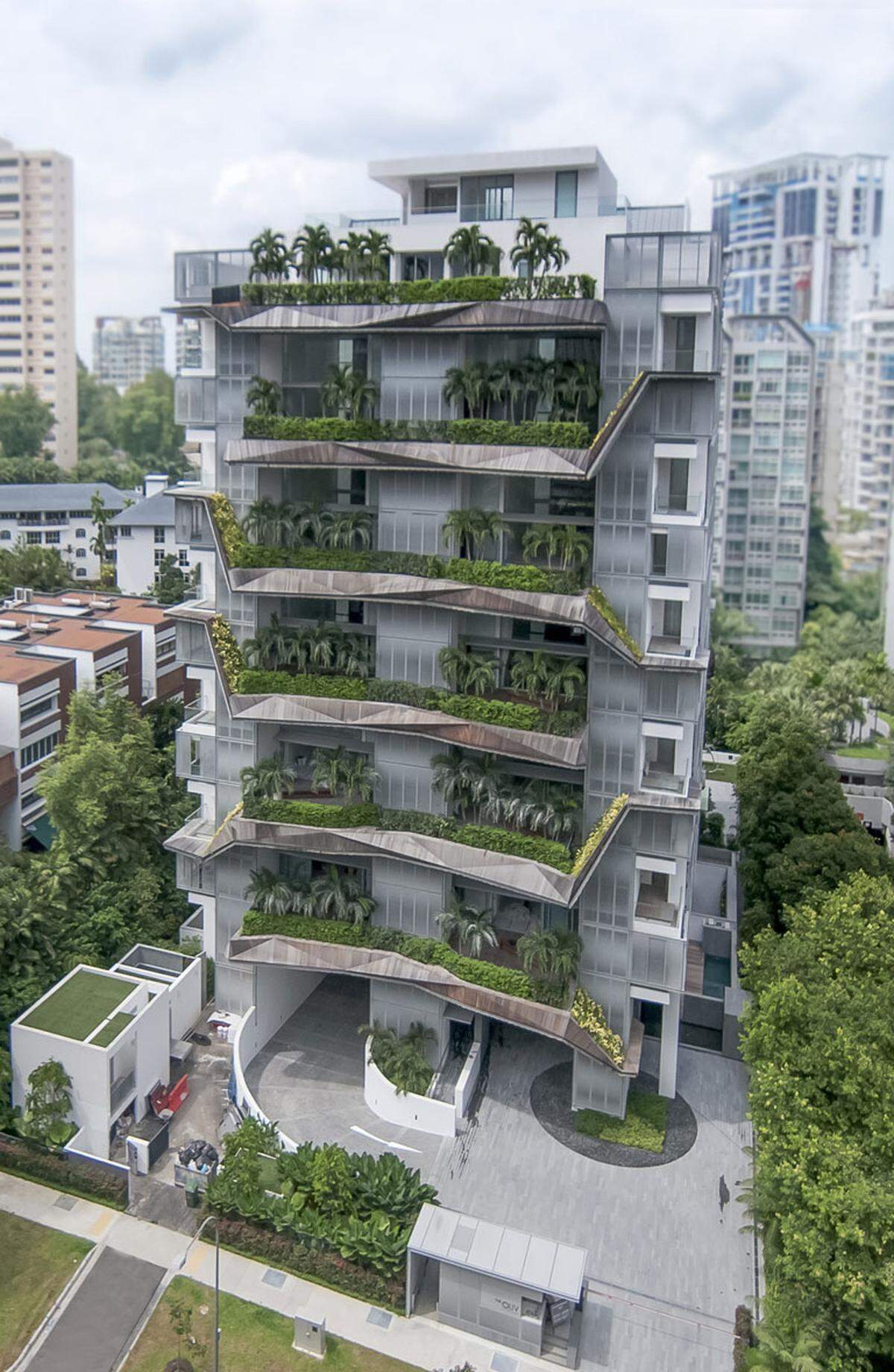 Best Residential Development: The Oliv (Singapur), Architekt: W Architects Pte Ltd, Developer: TG (Balmoral) Pte Ltd