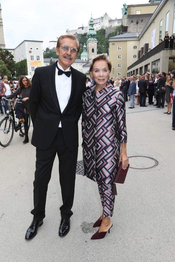 Die deutsche Schauspielerin Monika Sybill Peitsch mit Ehemann Sven Hansen-Hoechstedt