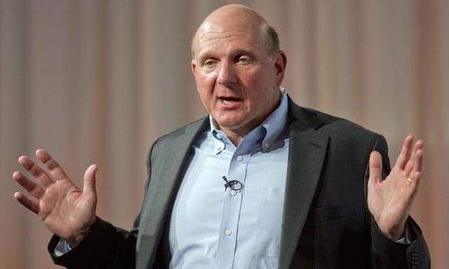 Microsoft CEO Steve Ballmer speaks at the launch of the companys Microsoft 365 cloud service in New s Microsoft 365 cloud service in New 