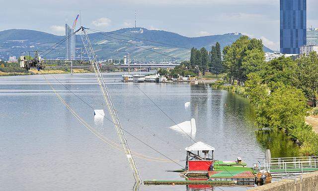 Der Wakeboardlift in Wien-Donaustadt