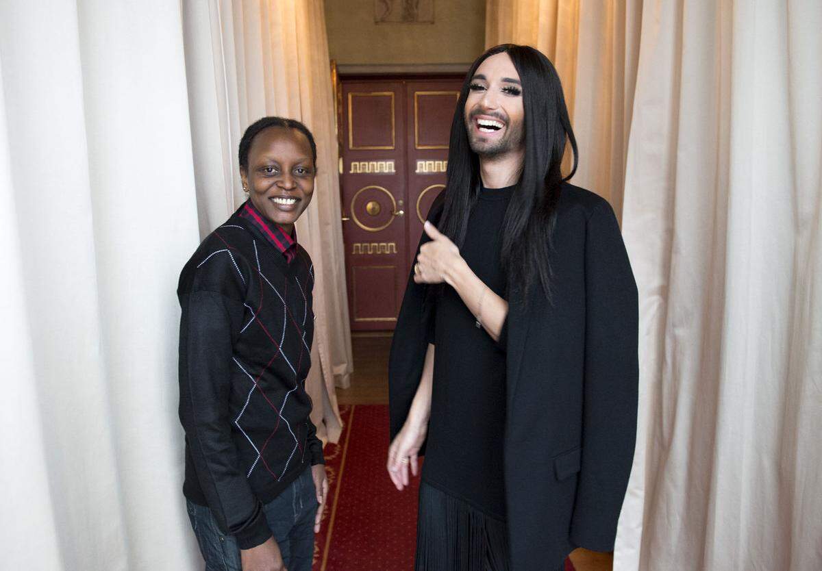 Im gleichen Jahr war Wurst auch bei der Verleihung des Alternativen Nobelpreises an Kasha Jacqueline anzutreffen. Jacqueline wurde von der Stiftung für ihren Einsatz für das Recht von LGBTI auf ein Leben ohne Vorurteile und Verfolgung "trotz unerträglicher Einschüchterung und Gewalt" geehrt.