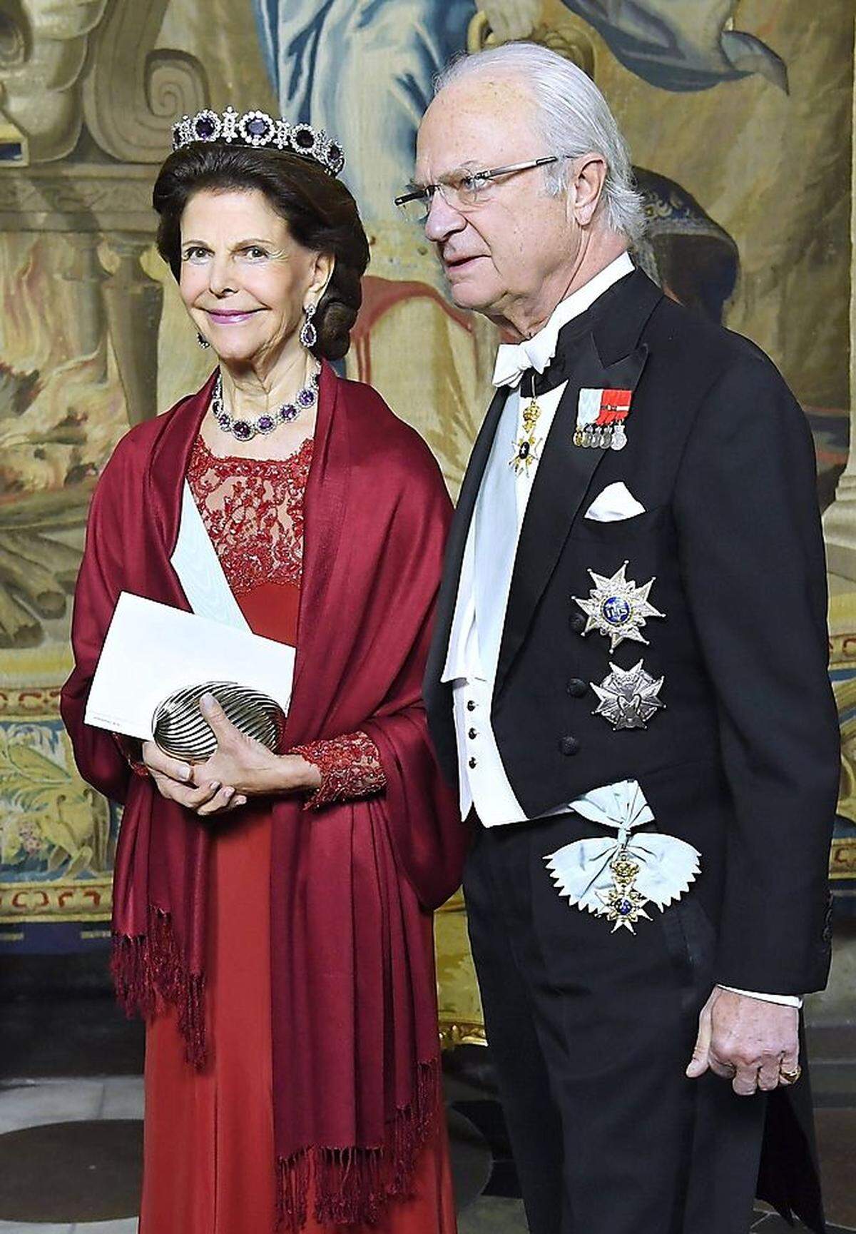 König Carl Gustaf und Königin Silvia werden den royalen Besuch aus England ebenfalls ganz hochoffiziell im Stockholmer Palast empfangen.