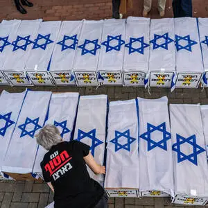 Das Bild eines Protests im Dezember 2024: Die Angehörigen der Entführten beharrten auf die Rückgabe aller Geiseln, tot oder lebendig.