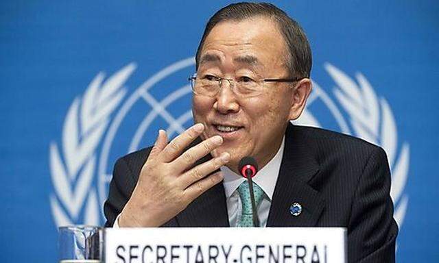 Generalsekretär Ban Ki-moon