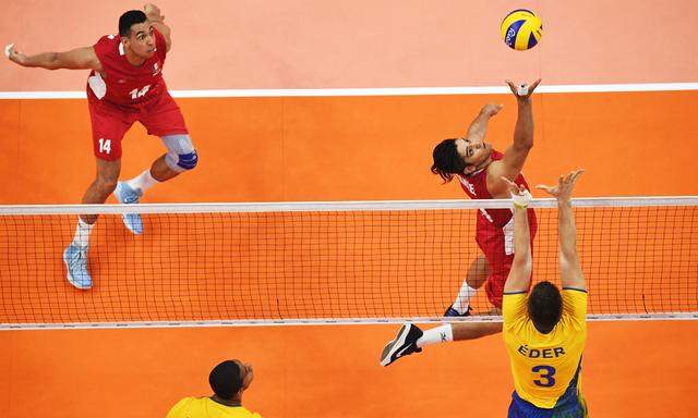 Volleyball bei den Olympischen Spielen ist ein Spektakel. Vor allem dann, wenn Brasilien spielt.