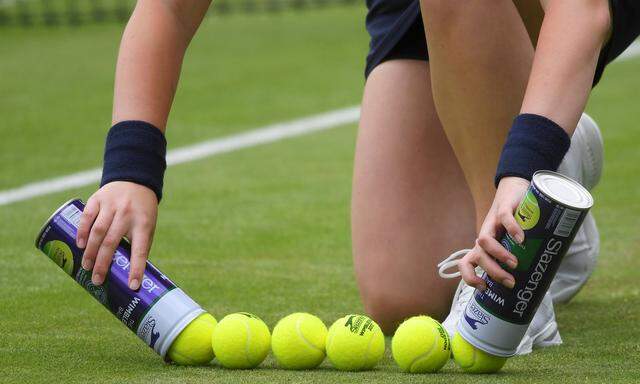 Wenn Tennis auf Bälle beschränkt bleibt.