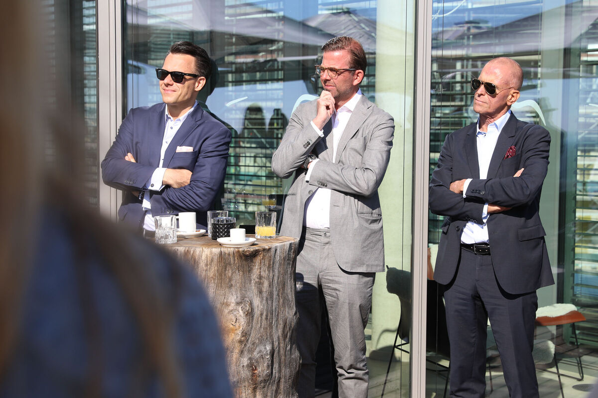 Christoph Boschan, CEO Wiener Börse, Bernhard Mechtler, Partner KMPG Austria Wirtschaftsprüfungs- und Steuerberatungsgesellschaft und Hannes Hecher, Managing Director Schiebel