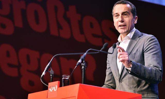 Kanzler Christian Kern (SPÖ)