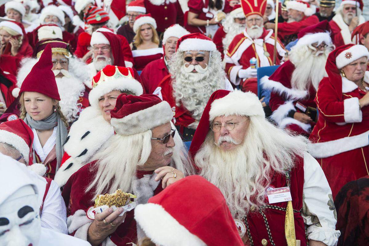 Kopenhagen im Weihnachtsfieber - mitten im Hochsommer.