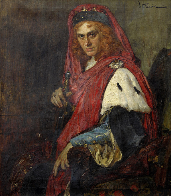 Das gilt auch für die "Produzenten" der Bilder: Neben Werken unbedeutender Maler sind auch solche von Ferdinand Georg Waldmüller oder Hans Makart zu sehen.  Josef Kainz als "Richard II.", 1911 Wilhelm Viktor Krausz Bundestheater-Holding (c) Burgtheater