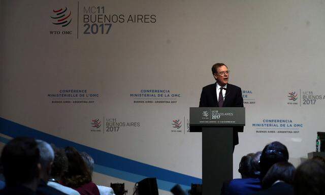 Robert Lighthizer bei der WTO-Tagung in Buenos Aires.