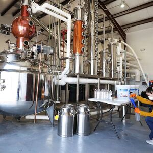 Der kalifornische Spirituosenmacher Old Word Spirits füllt in der Krise Desinfektionsmittel statt Gin und Absinth ab.