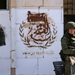 Themenbild: Russischer Soldat in Aleppo