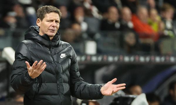 Fuszball 1. Bundesliga - Eintracht Frankfurt - VfL Bochum am 31.03.2023 im Deutsche Bank Park in Frankfurt Trainer Oliver